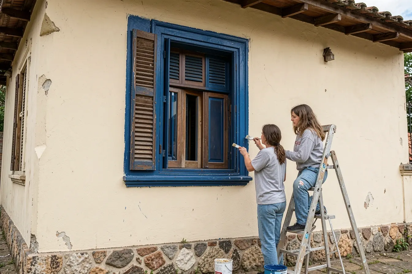 mulher-pinta-fachada-colonial-e-revela-molduras-e-esquadrias-com-contraste-de-cores A pintura pode preservar ou apagar a identidade de uma casa colonial mulher-pinta-fachada-colonial-e-revela-molduras-e-esquadrias-com-contraste-de-cores A pintura pode preservar ou apagar a identidade de uma casa colonial