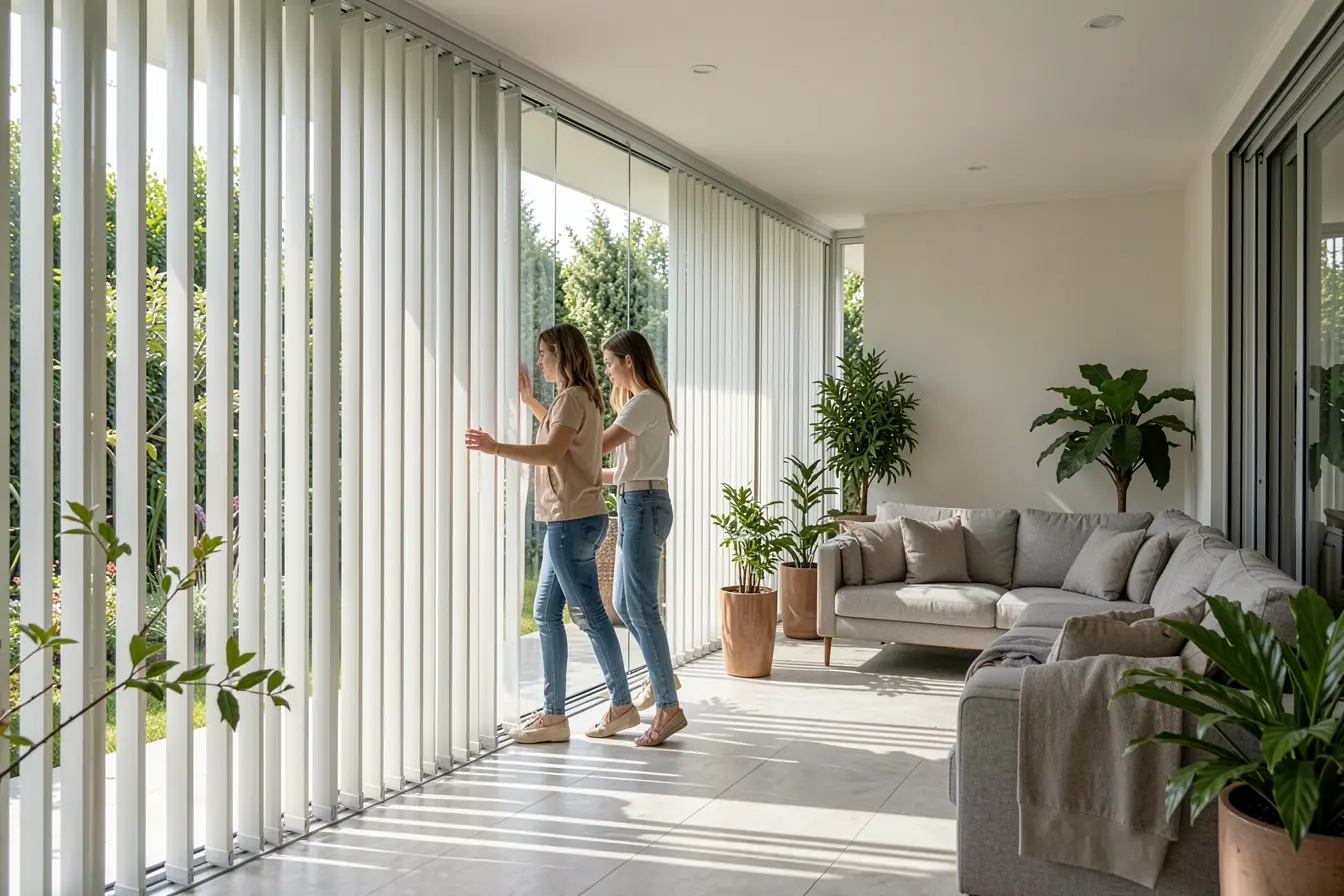 paineis-verticais-organizam-grande-janela-de-varanda-e-facilitam-a-manutencao Cortinas tradicionais acumulam poeira? Estas opções deixam a janela mais fácil de manter paineis-verticais-organizam-grande-janela-de-varanda-e-facilitam-a-manutencao Cortinas tradicionais acumulam poeira? Estas opções deixam a janela mais fácil de manter