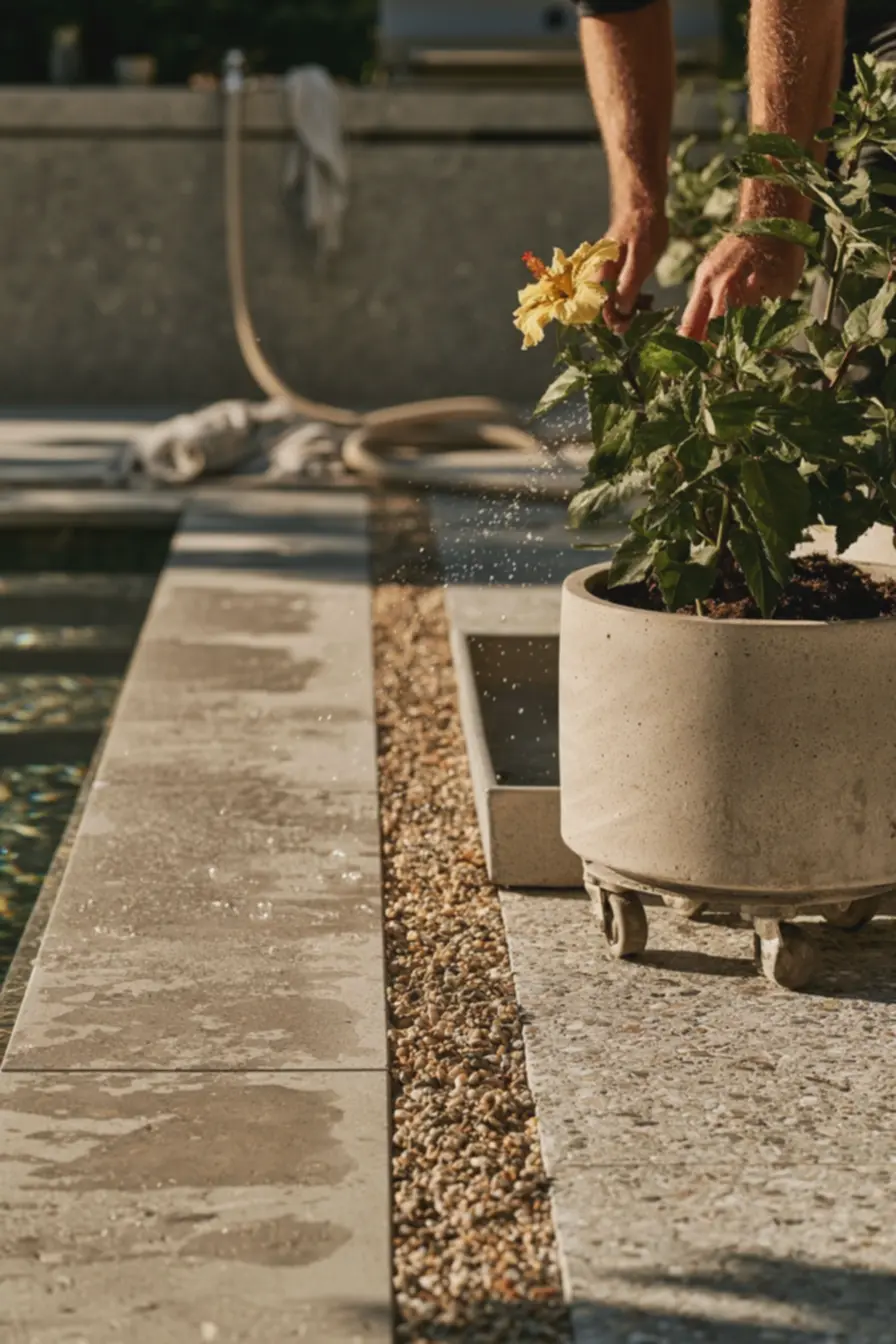 plantas-floridas-e-drenagem-eficiente-para-area-externa-gourmet-junto-a-piscina Sua área gourmet com piscina pode ficar linda e bem decorada se você usar essas dicas plantas-floridas-e-drenagem-eficiente-para-area-externa-gourmet-junto-a-piscina Sua área gourmet com piscina pode ficar linda e bem decorada se você usar essas dicas