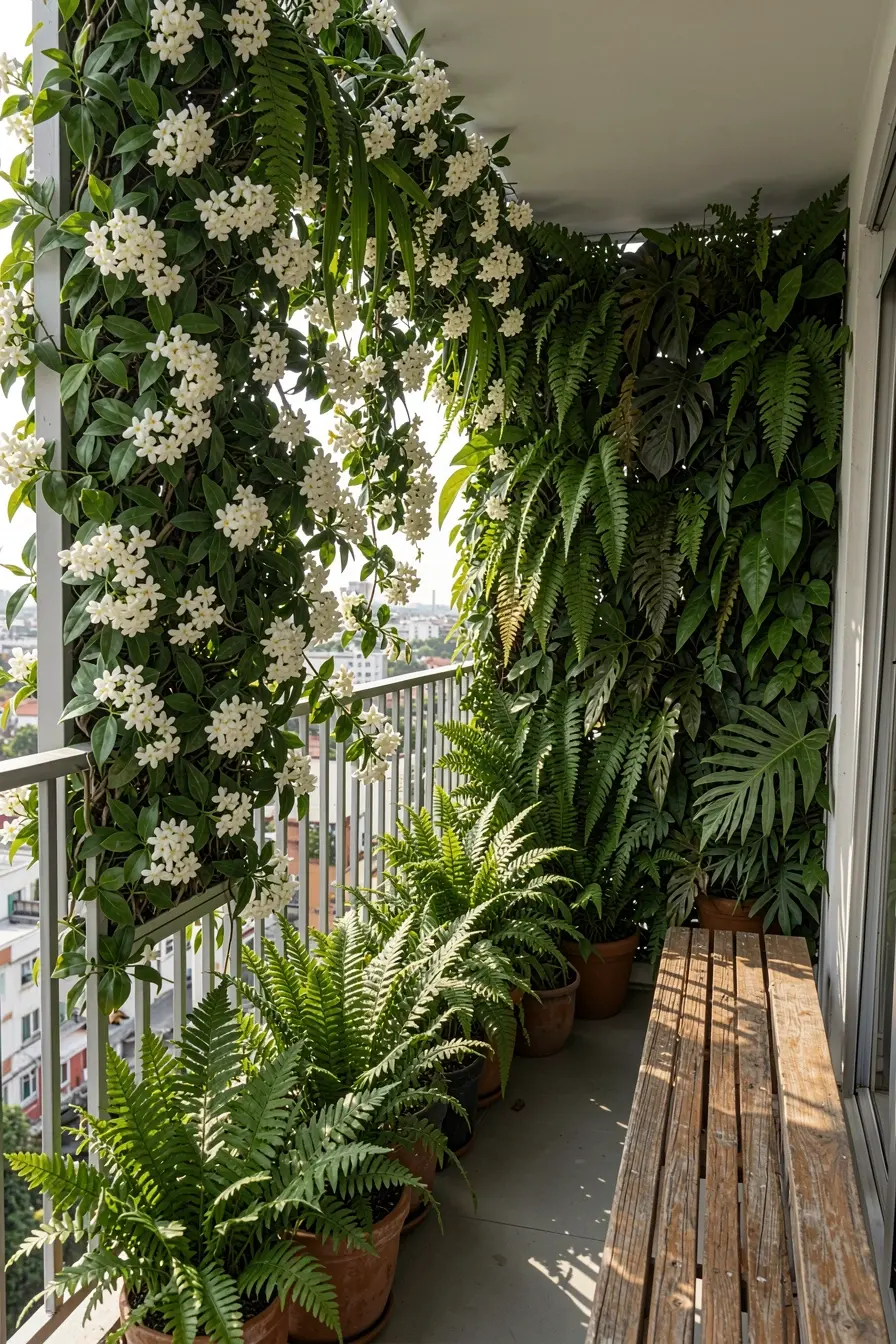 plantas-verticais-formam-uma-tela-natural-leve-para-dar-privacidade-a-varanda-pequena Privacidade na varanda pequena: soluções leves para fugir dos olhares sem bloquear a luz plantas-verticais-formam-uma-tela-natural-leve-para-dar-privacidade-a-varanda-pequena Privacidade na varanda pequena: soluções leves para fugir dos olhares sem bloquear a luz