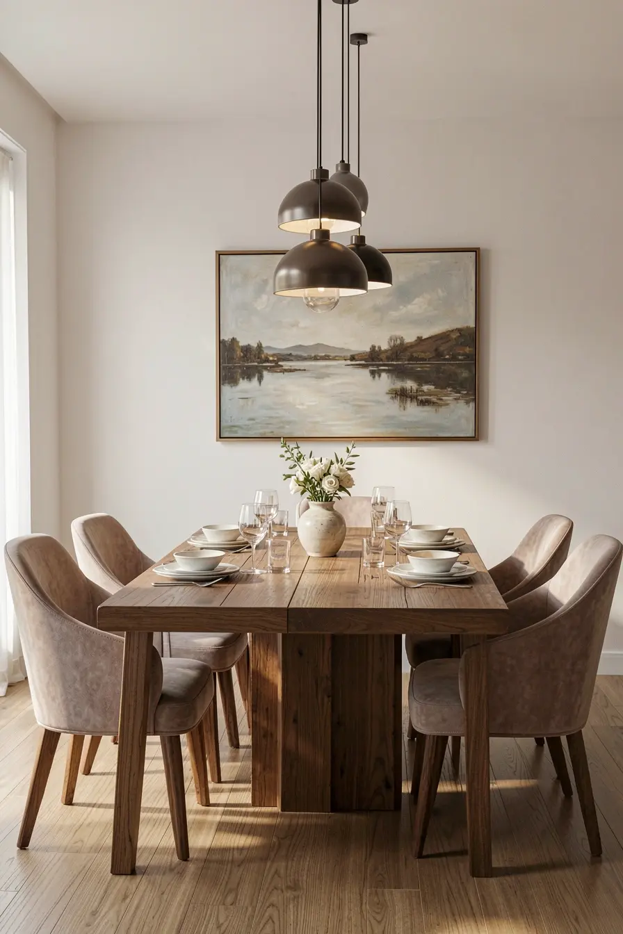 quadro-horizontal-alinhado-a-mesa-de-jantar-organiza-a-parede-e-reforca-a-proporcao-do-ambiente A altura dos quadros pode deixar a parede elegante ou visualmente desconfortável quadro-horizontal-alinhado-a-mesa-de-jantar-organiza-a-parede-e-reforca-a-proporcao-do-ambiente A altura dos quadros pode deixar a parede elegante ou visualmente desconfortável