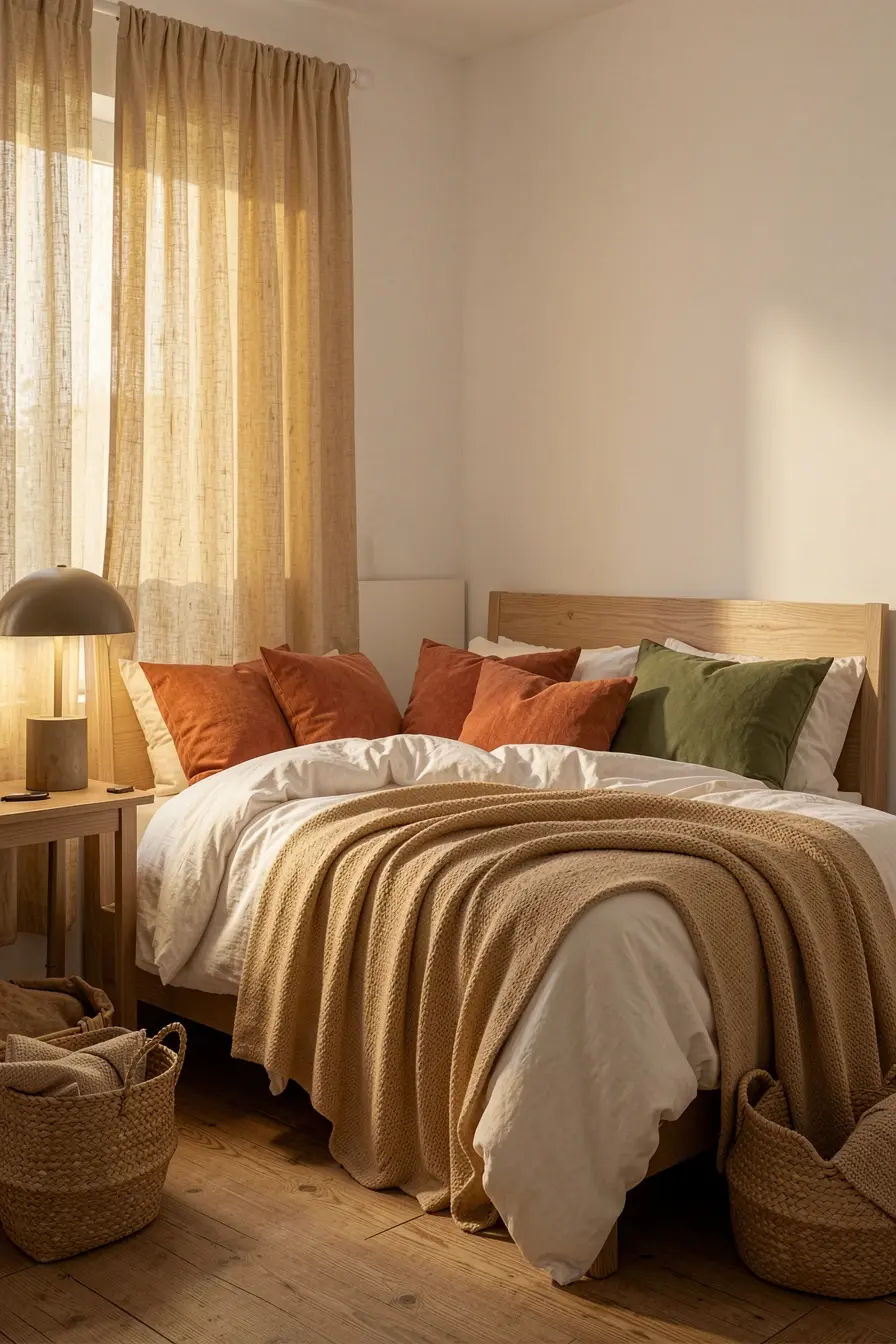 quarto-com-madeira-clara-linho-la-e-tons-suaves-que-aumentam-o-aconchego-sem-escurecer-o-ambiente Os materiais e cores que podem deixar a casa mais quente sem você perceber quarto-com-madeira-clara-linho-la-e-tons-suaves-que-aumentam-o-aconchego-sem-escurecer-o-ambiente Os materiais e cores que podem deixar a casa mais quente sem você perceber
