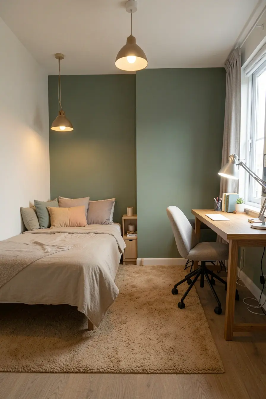 quarto-compacto-com-tapete-cores-e-iluminacao-separando-visualmente-a-cama-da-mesa-de-estudo Entre cama e mesa, a divisão visual que deixa o quarto mais leve e funcional quarto-compacto-com-tapete-cores-e-iluminacao-separando-visualmente-a-cama-da-mesa-de-estudo Entre cama e mesa, a divisão visual que deixa o quarto mais leve e funcional