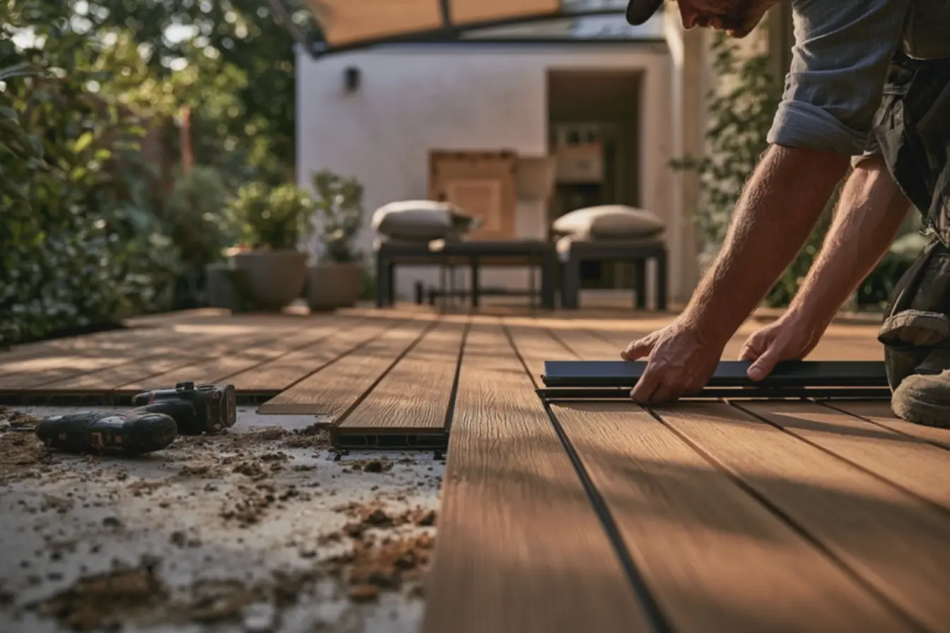 quintal-estreito-urbano-em-construcao-com-deck-composto-e-banco-comarmazenamento-para-otimizar-espaco Veja como quintais pequenos estão virando verdadeiras salas ao ar livre quintal-estreito-urbano-em-construcao-com-deck-composto-e-banco-comarmazenamento-para-otimizar-espaco Veja como quintais pequenos estão virando verdadeiras salas ao ar livre