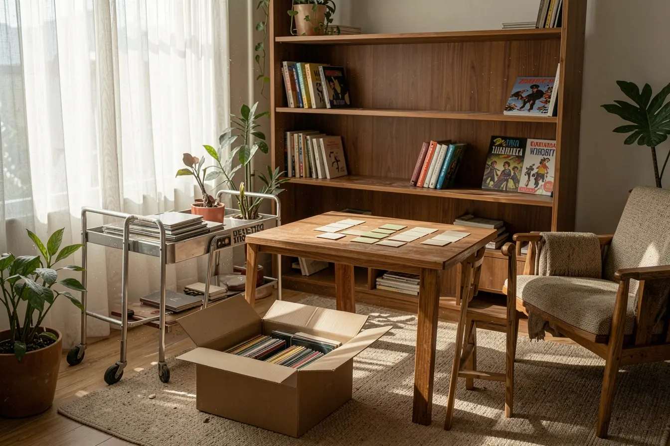 revezamento-de-livros-discos-e-jogos-em-uma-sala-com-estante-mais-leve-e-colecao-em-movimento Livros, discos e jogos: a curadoria que dá vida à sala analógica revezamento-de-livros-discos-e-jogos-em-uma-sala-com-estante-mais-leve-e-colecao-em-movimento Livros, discos e jogos: a curadoria que dá vida à sala analógica