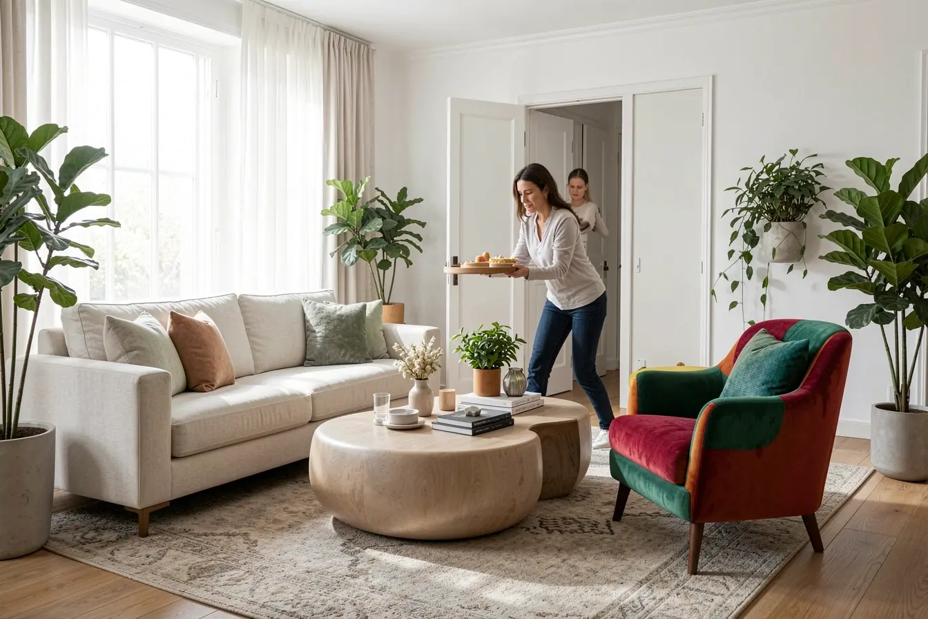 sala-bonita-inspirada-no-pinterest-com-moveis-volumosos-bloqueando-a-circulacao-durante-o-uso-cotidiano A decoração de Pinterest pode falhar quando proporção e circulação ficam de fora sala-bonita-inspirada-no-pinterest-com-moveis-volumosos-bloqueando-a-circulacao-durante-o-uso-cotidiano A decoração de Pinterest pode falhar quando proporção e circulação ficam de fora