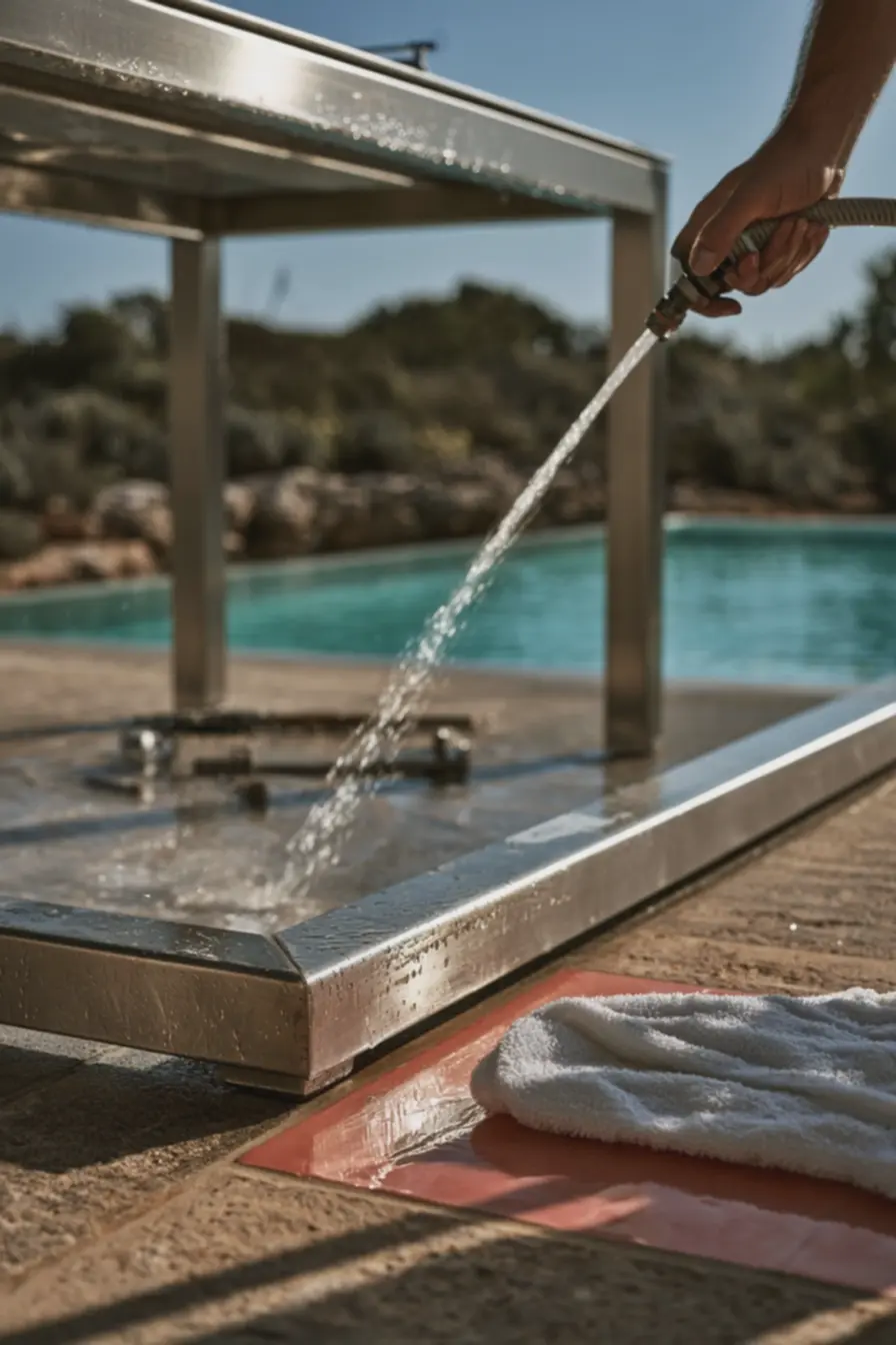 superficie-escovada-de-movel-de-aco-inox-com-gotas-de-agua-e-pano-de-microfibrasobre-azulejo-coral-enfatizando-cuidados-e-conservacao O inox saiu da geladeira e virou móvel de luxo. Por que ele está tão disputado? superficie-escovada-de-movel-de-aco-inox-com-gotas-de-agua-e-pano-de-microfibrasobre-azulejo-coral-enfatizando-cuidados-e-conservacao O inox saiu da geladeira e virou móvel de luxo. Por que ele está tão disputado?