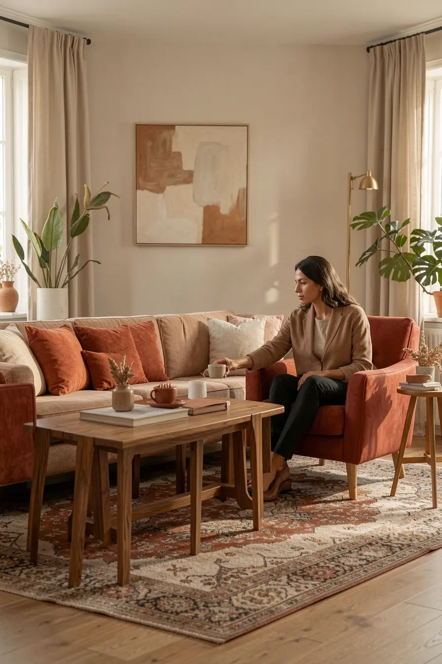 tapete-pequeno-e-mal-posicionado-deixa-os-moveis-da-sala-desconectados-e-prejudica-o-equilibrio-visual A decoração de Pinterest pode falhar quando proporção e circulação ficam de fora tapete-pequeno-e-mal-posicionado-deixa-os-moveis-da-sala-desconectados-e-prejudica-o-equilibrio-visual A decoração de Pinterest pode falhar quando proporção e circulação ficam de fora