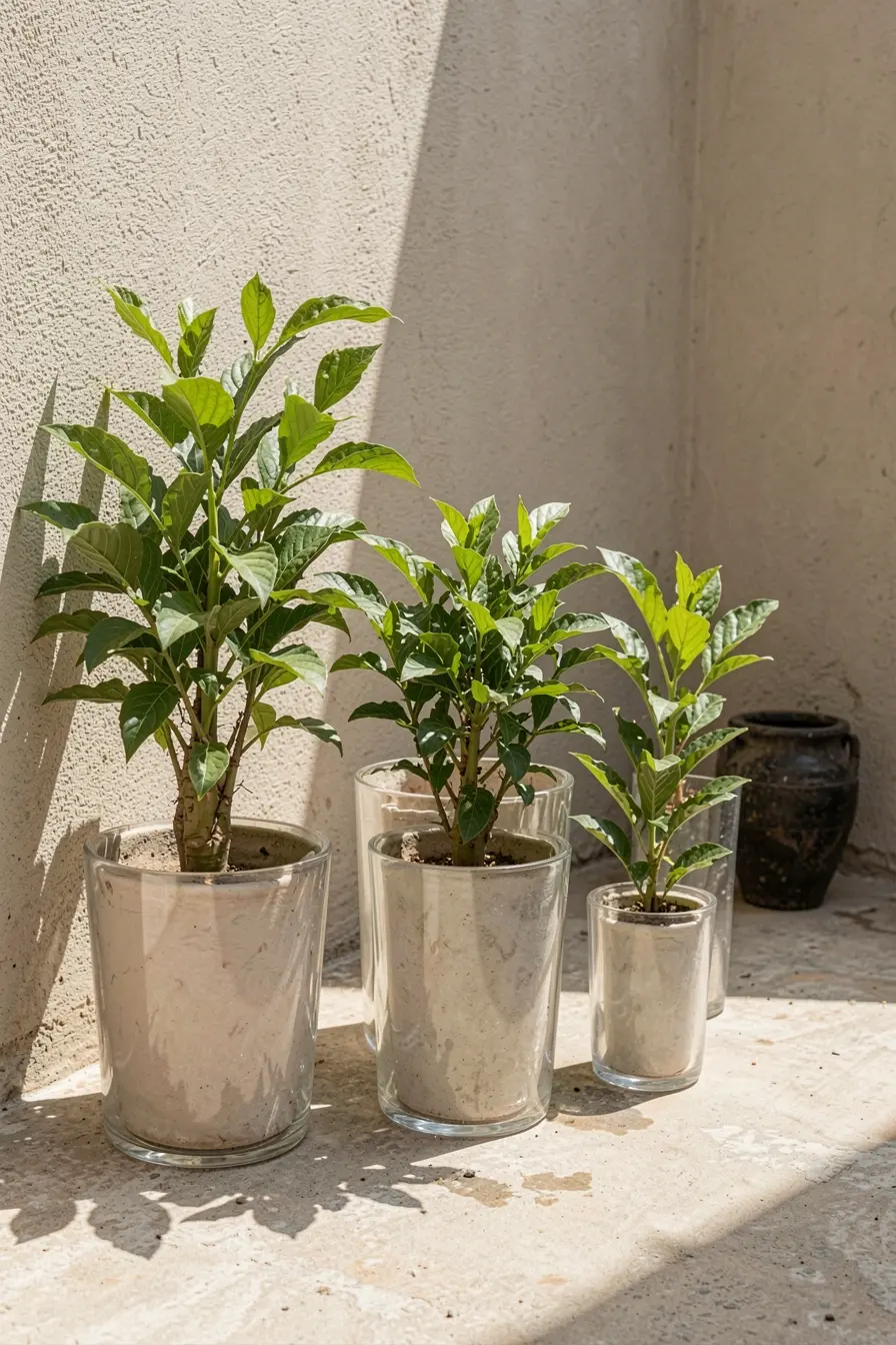 composicao-de-plantas-resistentes-em-vasos-claros-profundos-e-drenados-para-area-externa-ensolarada O vaso errado pode arruinar plantas que aguentam calor, mesmo sob sol intenso composicao-de-plantas-resistentes-em-vasos-claros-profundos-e-drenados-para-area-externa-ensolarada O vaso errado pode arruinar plantas que aguentam calor, mesmo sob sol intenso