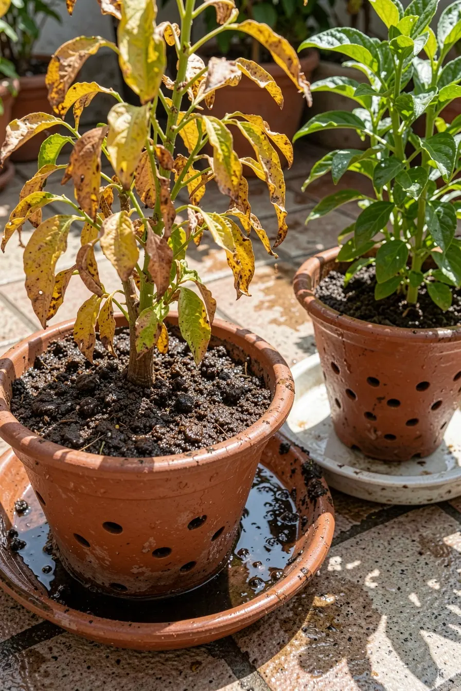 excesso-de-agua-acumulado-em-vaso-sem-drenagem-prejudica-planta-resistente-ao-sol O vaso errado pode arruinar plantas que aguentam calor, mesmo sob sol intenso excesso-de-agua-acumulado-em-vaso-sem-drenagem-prejudica-planta-resistente-ao-sol O vaso errado pode arruinar plantas que aguentam calor, mesmo sob sol intenso