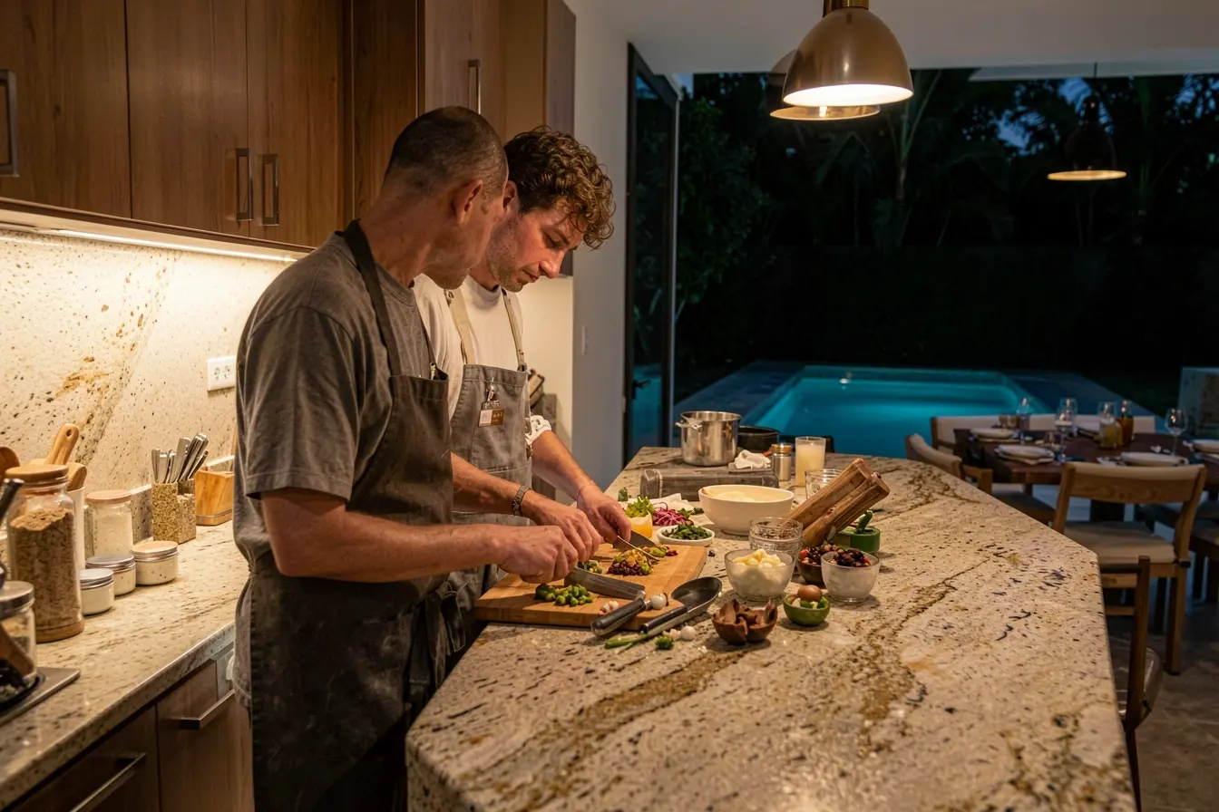 iluminacao-de-apoio-revela-a-bancada-e-facilita-o-preparo-de-alimentos-na-area-gourmet Por que a iluminação da área gourmet com piscina define o clima e a segurança do espaço iluminacao-de-apoio-revela-a-bancada-e-facilita-o-preparo-de-alimentos-na-area-gourmet Por que a iluminação da área gourmet com piscina define o clima e a segurança do espaço