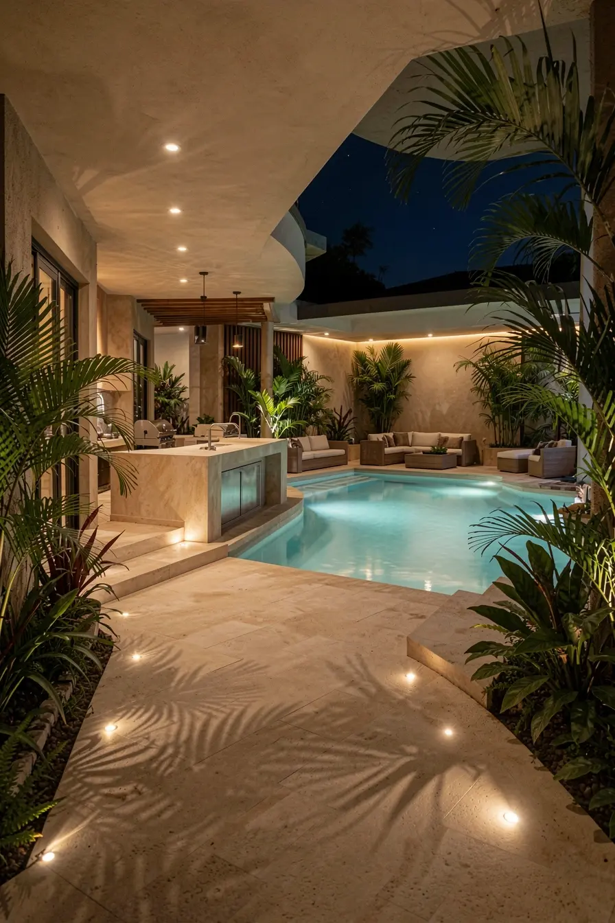 iluminacao-de-caminho-orienta-a-chegada-segura-a-area-gourmet-com-piscina Por que a iluminação da área gourmet com piscina define o clima e a segurança do espaço iluminacao-de-caminho-orienta-a-chegada-segura-a-area-gourmet-com-piscina Por que a iluminação da área gourmet com piscina define o clima e a segurança do espaço