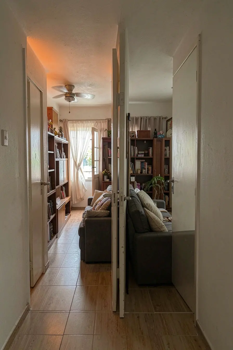 moveis-e-porta-fechada-bloqueiam-a-circulacao-de-ar-entre-sala-e-janela-aberta A casa continua quente mesmo com ventilador? Estes pontos podem estar segurando o calor moveis-e-porta-fechada-bloqueiam-a-circulacao-de-ar-entre-sala-e-janela-aberta A casa continua quente mesmo com ventilador? Estes pontos podem estar segurando o calor