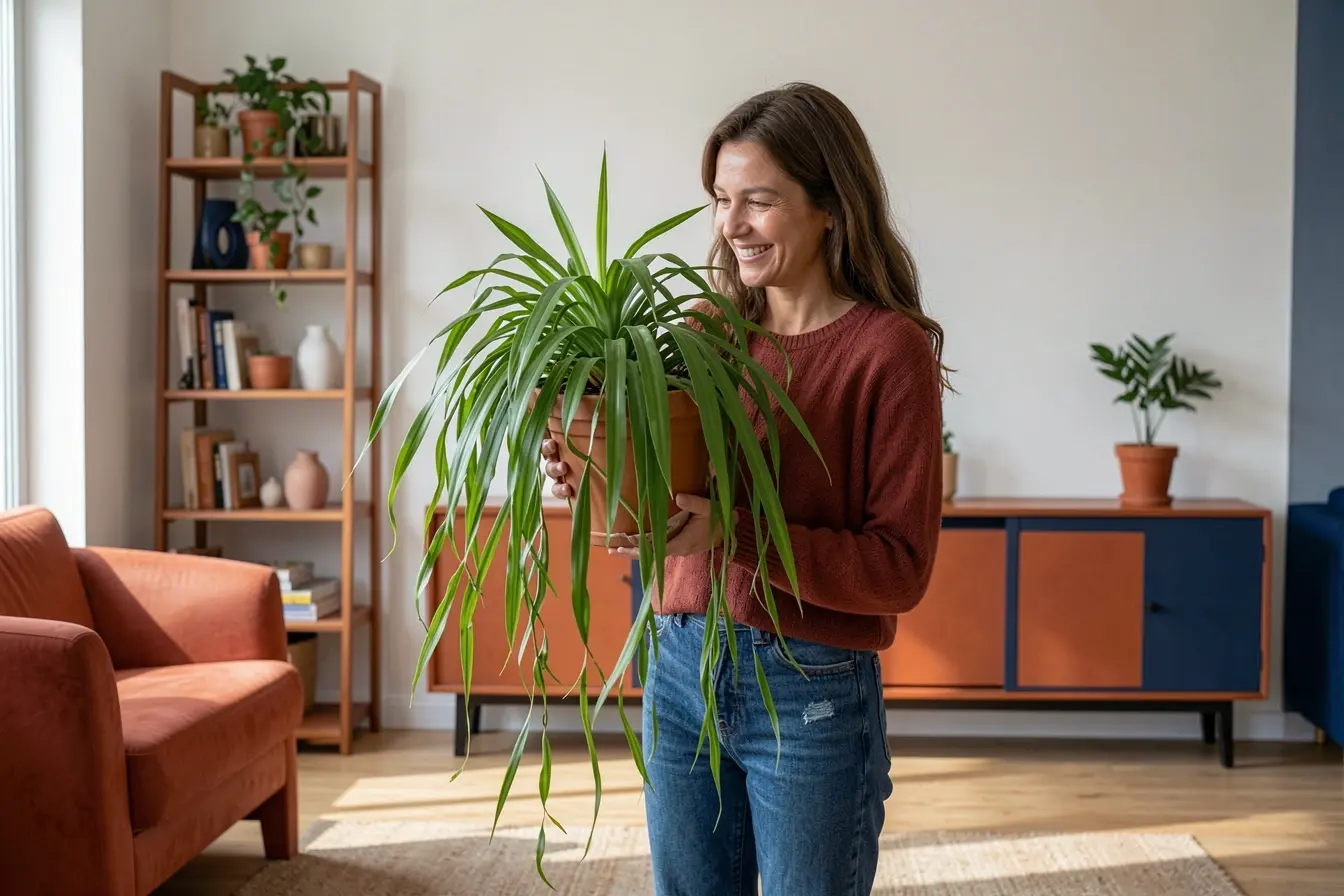 mulher-escolhe-entre-pendurar-a-planta-coloca-la-no-chao-ou-sobre-um-movel-da-sala O lugar do vaso muda a cena: plantas pendentes, no chão ou sobre móveis mulher-escolhe-entre-pendurar-a-planta-coloca-la-no-chao-ou-sobre-um-movel-da-sala O lugar do vaso muda a cena: plantas pendentes, no chão ou sobre móveis