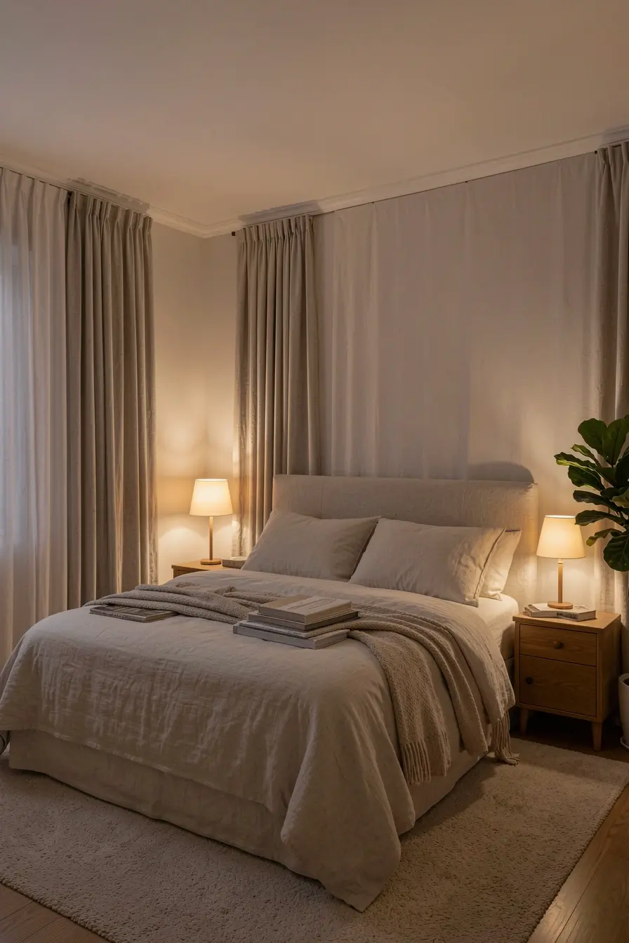 quarto-aconchegante-com-iluminacao-em-camadas-arandelas-laterais-e-luz-suave-distribuida-para-favorecer-o-repouso Antes dos objetos, a luz: o que sustenta casas mais aconchegantes quarto-aconchegante-com-iluminacao-em-camadas-arandelas-laterais-e-luz-suave-distribuida-para-favorecer-o-repouso Antes dos objetos, a luz: o que sustenta casas mais aconchegantes