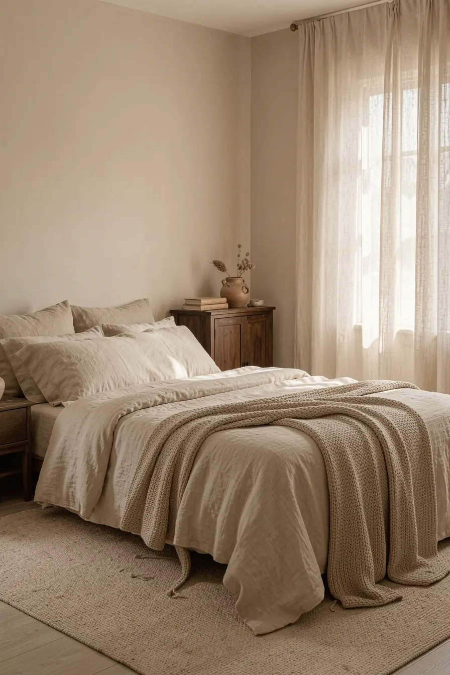quarto-monocromatico-com-diferentes-texturas-suaves-e-continuidade-visual-que-favorecem-a-sensacao-de-descanso As cores do quarto podem manter sua mente em alerta dentro de casa quarto-monocromatico-com-diferentes-texturas-suaves-e-continuidade-visual-que-favorecem-a-sensacao-de-descanso As cores do quarto podem manter sua mente em alerta dentro de casa
