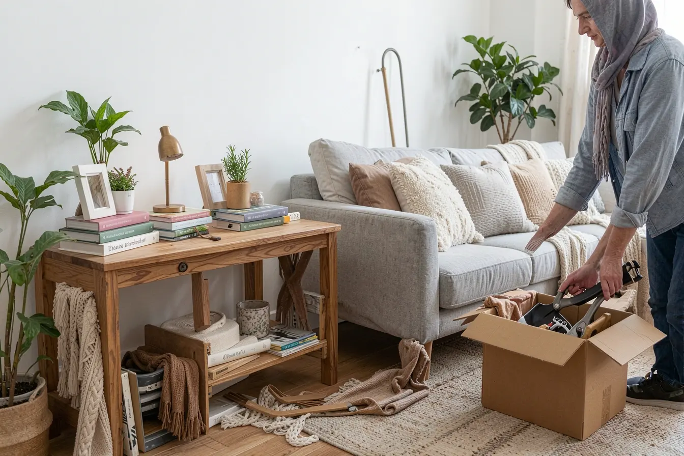 sala-de-estar-com-objetos-decorativos-escolhidos-itens-para-doacao-e-ferramenta-realocada-para-outro-ambiente Depois da regra 90/90, qual é o destino certo para cada objeto da casa? sala-de-estar-com-objetos-decorativos-escolhidos-itens-para-doacao-e-ferramenta-realocada-para-outro-ambiente Depois da regra 90/90, qual é o destino certo para cada objeto da casa?